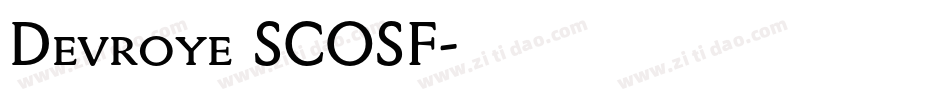 Devroye SCOSF字体转换